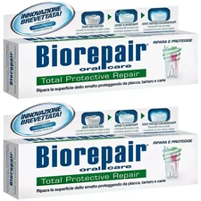 2X Biorepair 75ml Fluoride Free Toothpaste – Enamel Repair & Total Protection