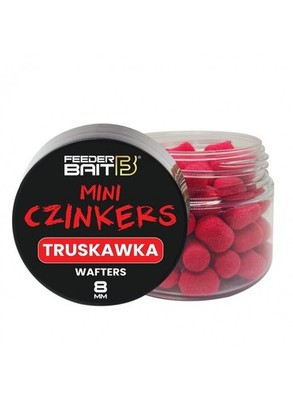 Feeder Bait Mini Czinkers Wafters 8mm Strawberry Carp Fishing Bait