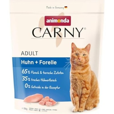 animonda Carny Trockenfutter Huhn & Forelle 350g getreidefrei für Katzen