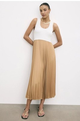 Cinq à Sept Off-White Parma Dress Size S