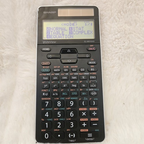 Sharp EL-W516XG WriteView 4 line LCD Scientific 640 Function Calculator - Picture 3 of 5