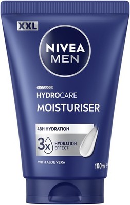 NIVEA MEN Hydrocare Moisturiser, 48h 100 ml (1er Pack), Multicolor 
