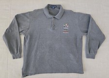 Vintage Nagano 1998 Olympics Xerox Official Sponsor Long Sleeve Polo XL USA