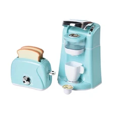 Constructive Playthings My Kitchen Series, Kids Play Toaster, Toy Coffee Mach...
