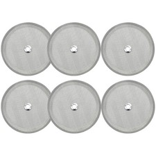 French Press Coffee Filter Replacement - 6 Pack Stainless Steel Fine Mesh Filter