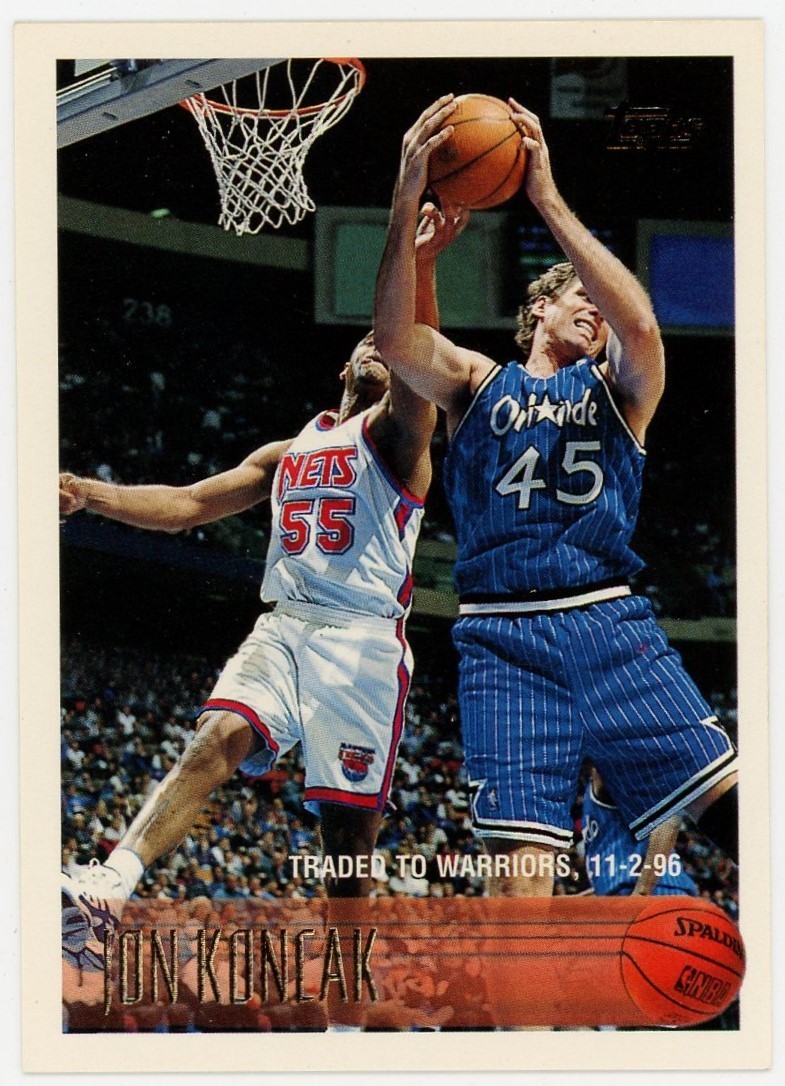 Jon Koncak 1996-97 Topps #173 Orlando Magic NBA Basketball Card
