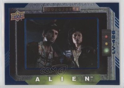 2017 Alien Movie Blue Foil Modern 62/99 Ellen Ripley Samuel Brett Ready? 0qg1