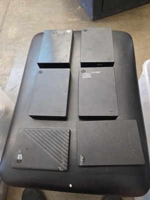 Huge Lot WD Seagate Hard Drive Storage Lot 4x 5tb + 2x 2tb SEE