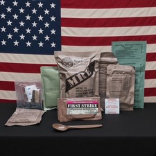 OFFICIAL MILITARY MRE SINGLE ENTREES, DESERTS, SIDES, ACCESSORIES, CAKES, MUFFIN