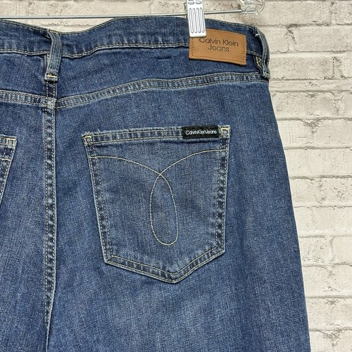 Calvin Klein Jeans Damen Größe 14/32 Medium Wash Raw Hem High Rise - Bild 8 von 13