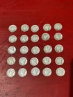 Mercury Dimes lot of 25, silver