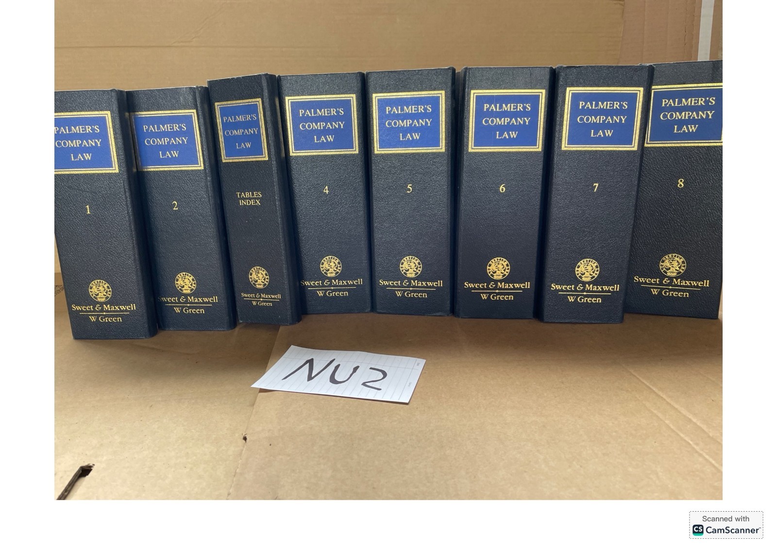 Palmer's Company Law Looseleafs Full Set Of 8 Volumes With Tables Index