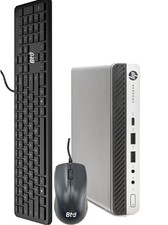 HP 800 G4 Desktop Mini PC, Intel Core i7-8th 16GB RAM 512GB SSD Wi-Fi Win 11 Pro