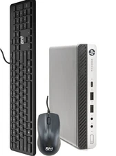 HP 800 G4 Desktop Mini PC, Intel Core i7-8th 16GB RAM 512GB SSD Wi-Fi Win 11 Pro