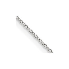Sterling Silver 1mm Cable Chain Necklace