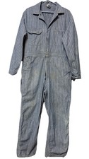 Vintage 1950s Big Mac JC Penney Hickory Stripe Herringbone Coveralls 42R