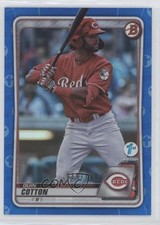 2020 Bowman Draft 1st Edition Blue Foil 69/150 Quin Cotton #BD-104 we2