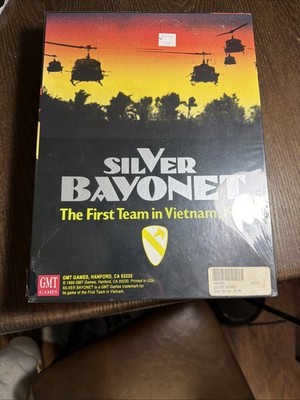 Silver Bayonet The First Team In Vietnam 1965 SEALED Unpunched GMT Games 1st ED
