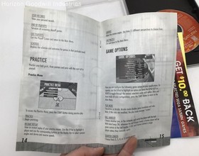 NBA Action 98 Video Game For SEGO Saturn | Untested | Complete W/ Case & Manual