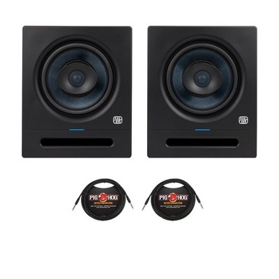 PreSonus Eris Pro 8 8 Inch 2way Studio Monitor Pair 14 Inch TRS Cables