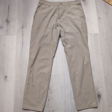 Rhone Commuter Slim Pants Mens 30 Beige Tan Utility Athleisure Hike Outdoor