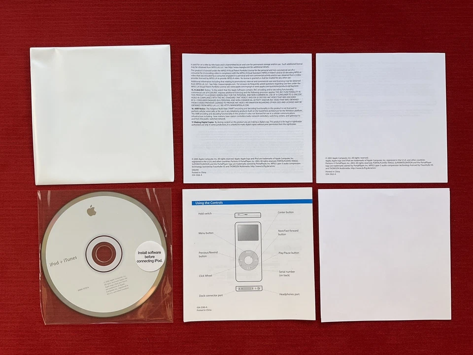 Apple Ipod Nano 1ºg 1 gen 1st Completo EXCELENTE CONDICION - Imagen 2 de 4