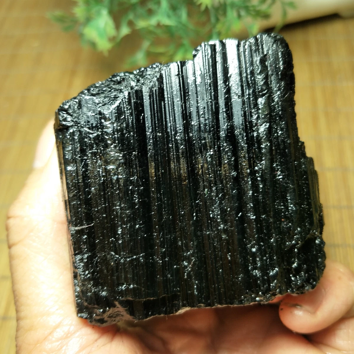 Big black outlet tourmaline crystal