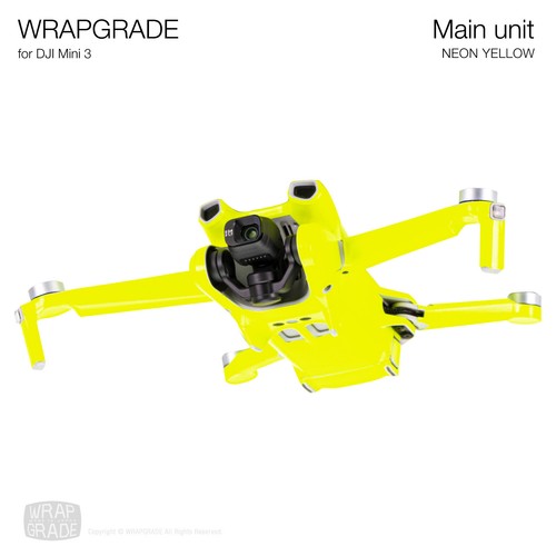 WRAPGRADE Skin Wrap pour accessoire drone DJI Mini 3 / Autocollant complet - Photo 58/90
