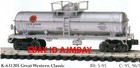 K-LINE  6322, 6349, 6355, 631205 & 634503 CLASSIC TANK CARS  NEW 1992, 1994 1995 — photo 4