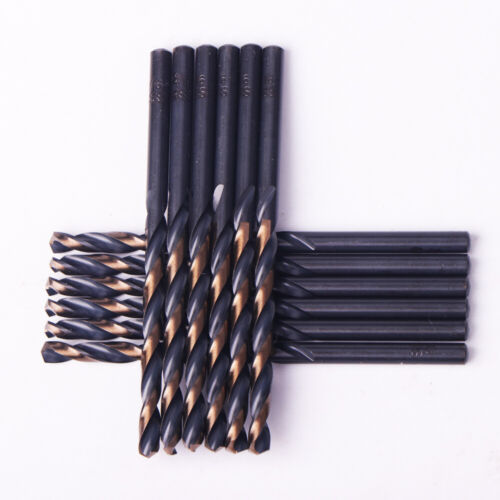 Drillforce 1/16"-1/2"  Black Gold Drill Bits Set HSS Metal Woodworking Drill Bit - Picture 1 of 42