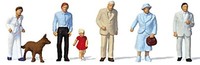 Preiser 14089 Passanten Mit Hund Figurenpackung Ho Neu