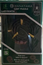2015 Hanayama Cast Puzzle LABYRINTH Level 5 Brain Teaser BePuzzled 30852 NEW