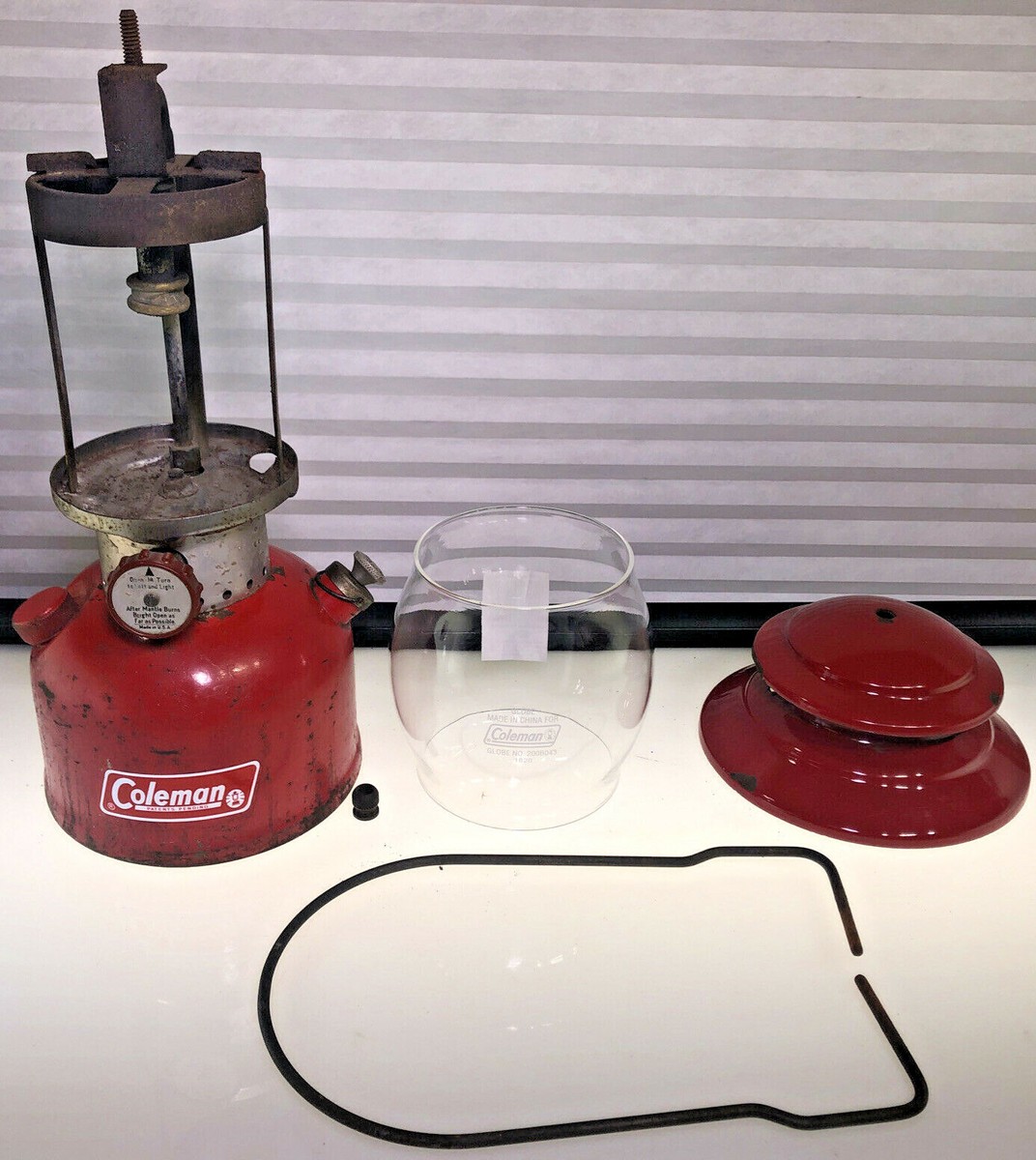 Coleman Model 200A Cherry Red Lantern Born 05/72 | eBay