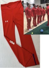 Under Armour GK Gymnastics Warmups 2016 OLYMPICS Leotard TEAM USA Competition