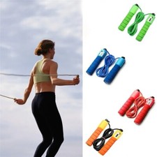 Electronic Counting Jump Rope Adjustable 2.9m Speed Skipping Rope for Fitness
