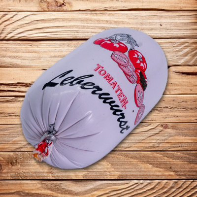 Tomatenleberwurst - streichfähige Leberwurst mit Tomatenmark - 150g