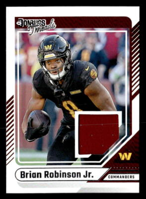 2024 Donruss #DTH-BRJ Brian Robinson Jr. Threads Patch