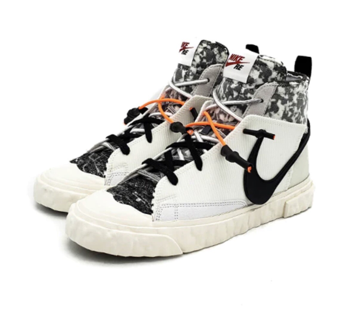 Nike Blazer Mid x Readymade Shoes CZ3589 100 White Black Pure Platinum Camo  Sz 8 | eBay