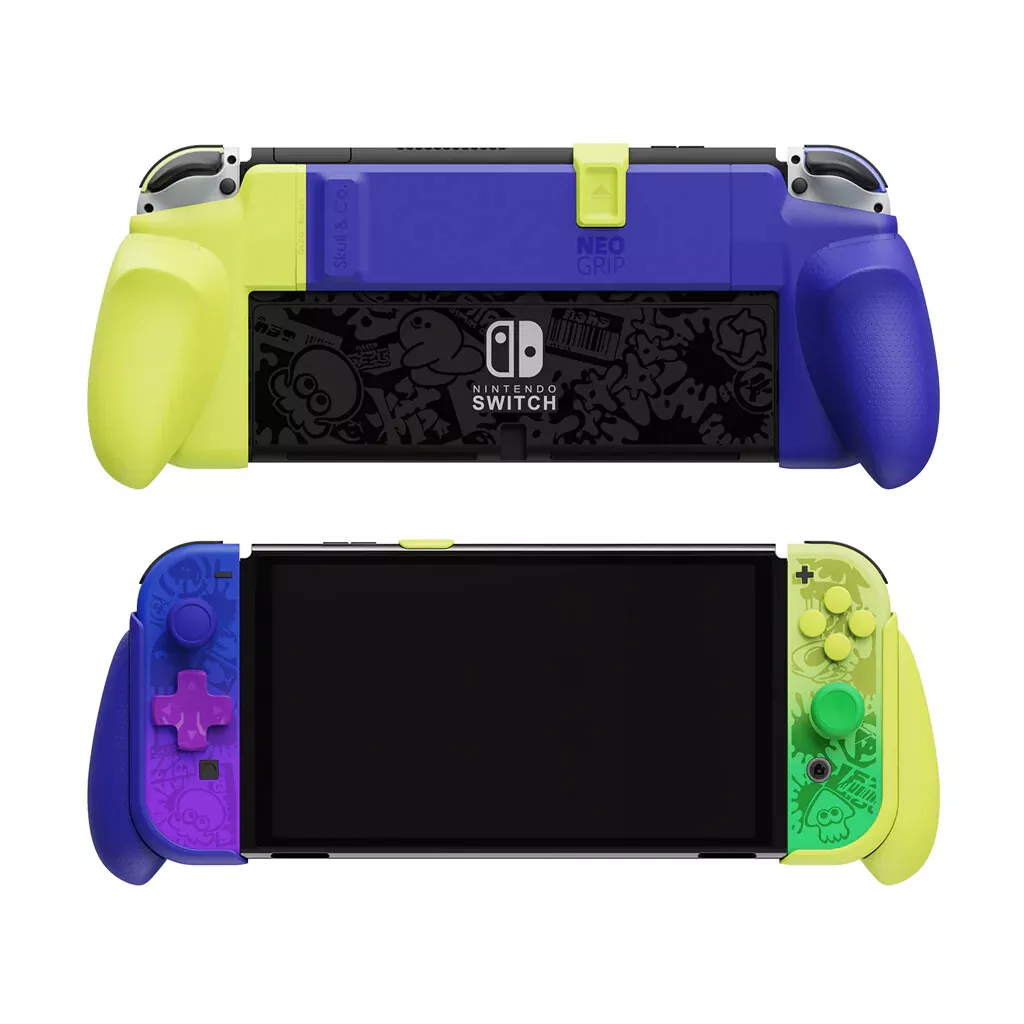 Skull Co NeoGrip Nintendo Switch OLED Splatoon 3 Theme Limited