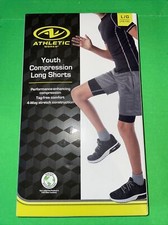 Athletic Works Boys Compression Shorts Size L 10-12 NEW