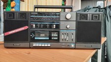 Vintage TELEFUNKEN RC 770, Stereo Studio Boombox portable, 2x40 Spitzenleistung 