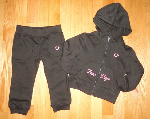 True Religion Girls Hoodie Black 