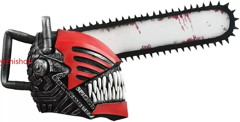 Chainsaw Man Cosplay Latex mask Headgear Rubber Denji Full head Helmets Cos  prop