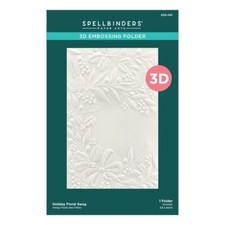 Flurry of Snowflakes 3D Embossing Folder Holiday Craft Supply 5.5 x 8.5 Inch