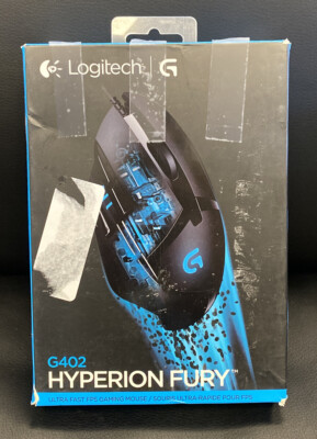 Logitech G402 Hyperion Fury FPS Gaming Mouse, Black - 910-004069 - Pre-Owned
