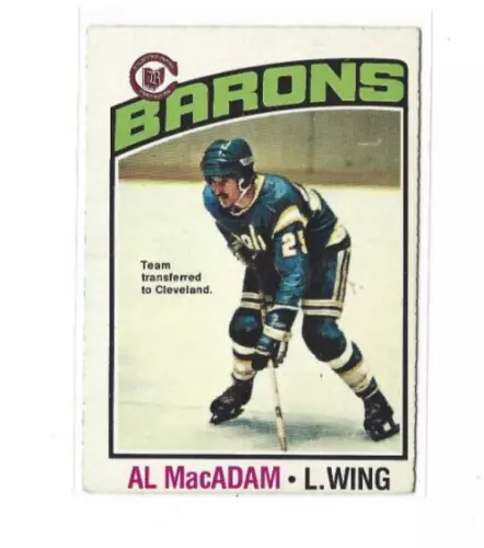 1976-77 O-Pee-Chee #237 Al MacAdam VGEX