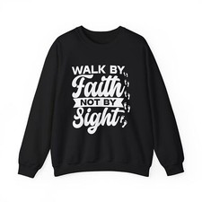Faith-Inspired Sweatshirt, Christian Religious Pullover, Unisex Bible Verse