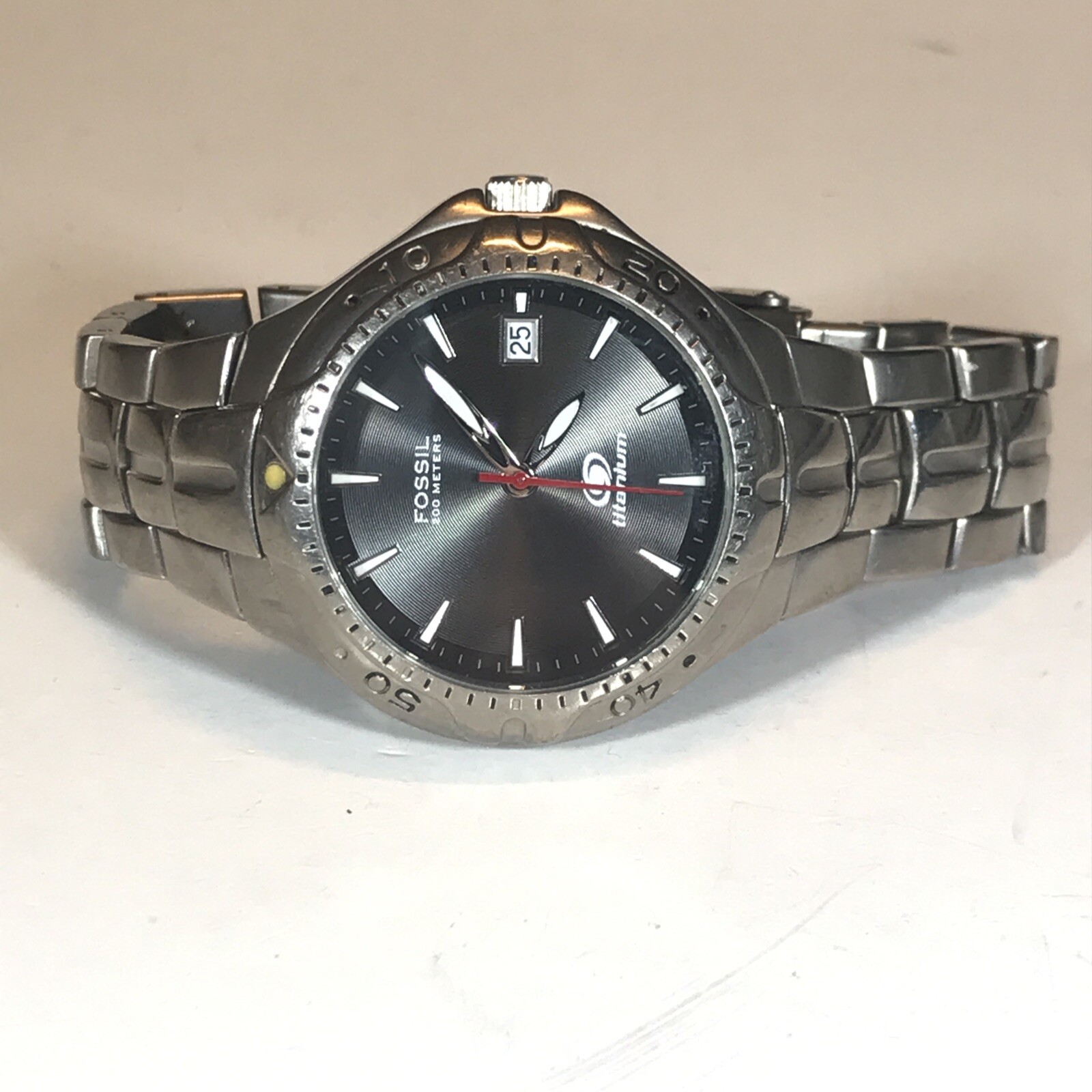 Fossil Blue Titanium Watch Ti-5064 200 