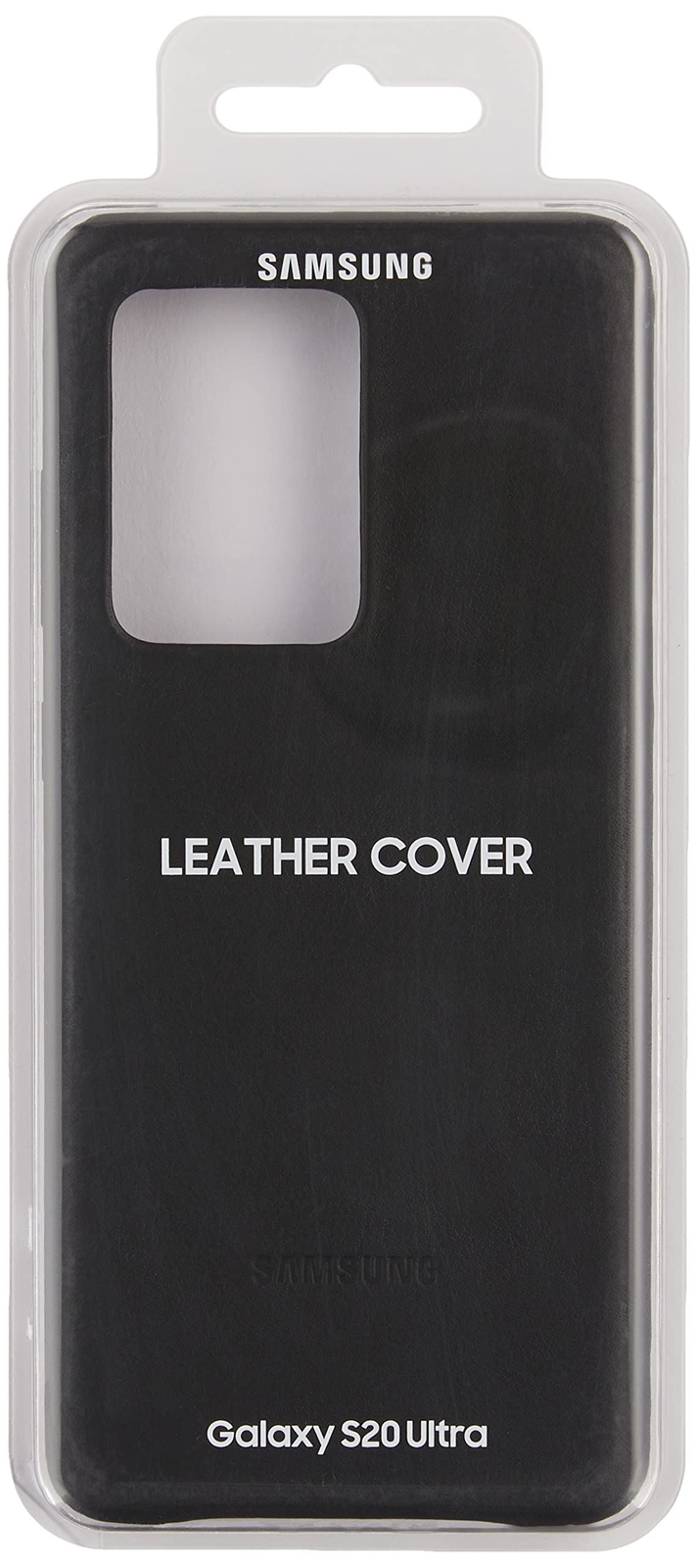 Samsung Galaxy S20 Ultra 5G Case - Leather Back Case - Black