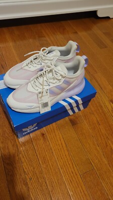 Adidas sneakers ZX 2k 2.0 Boost Womens Size 9 Casual Running Shoe White Trainer 